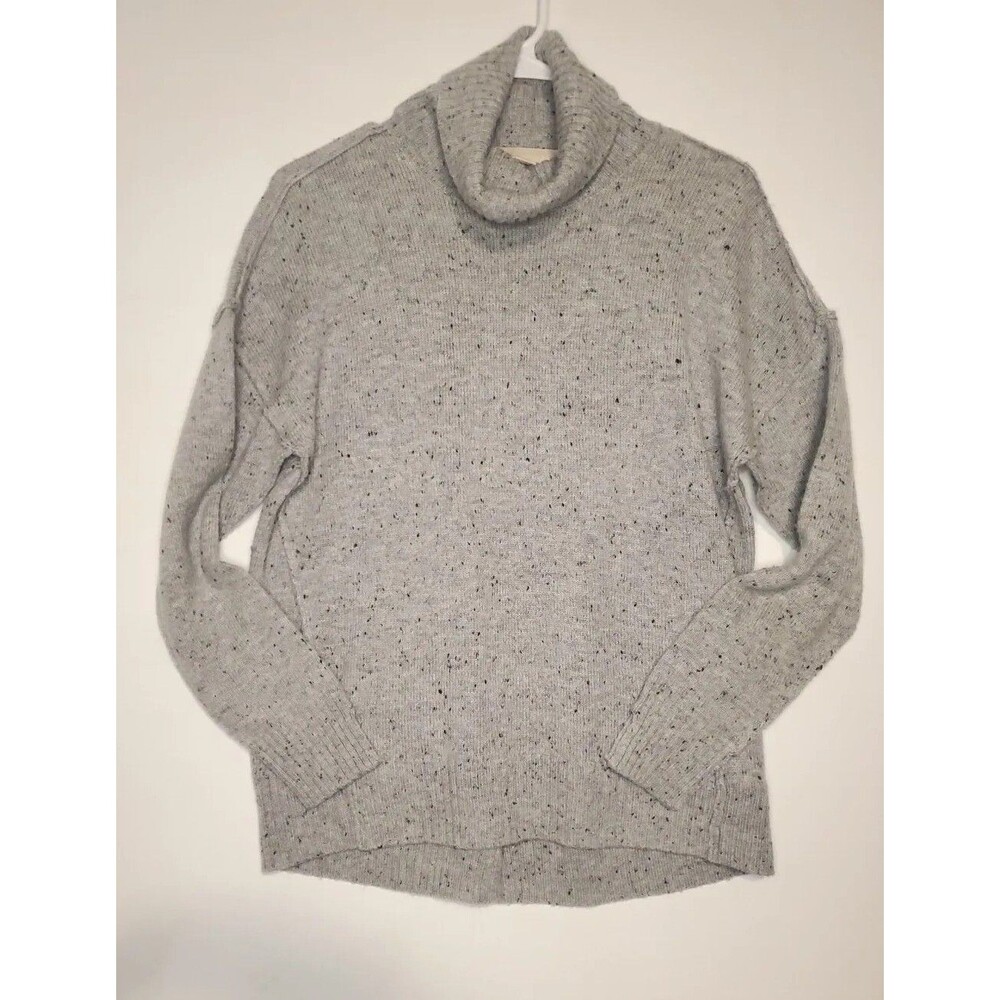 Michael Kors‎ Small | Gray Knit Turtleneck Sweater Muted Neutrals Elevated Chic